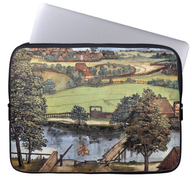 Housse Pour Ordinateur Portable Albrecht Durer, La Trefileria sur Peignitz, (Devant)