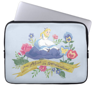 Housse Pour Ordinateur Portable Alice au pays des merveilles  Alice dans l'aquarel