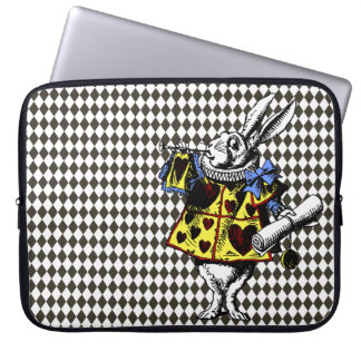 Housse Pour Ordinateur Portable Alice de lapin blanc au pays des merveilles Diaman