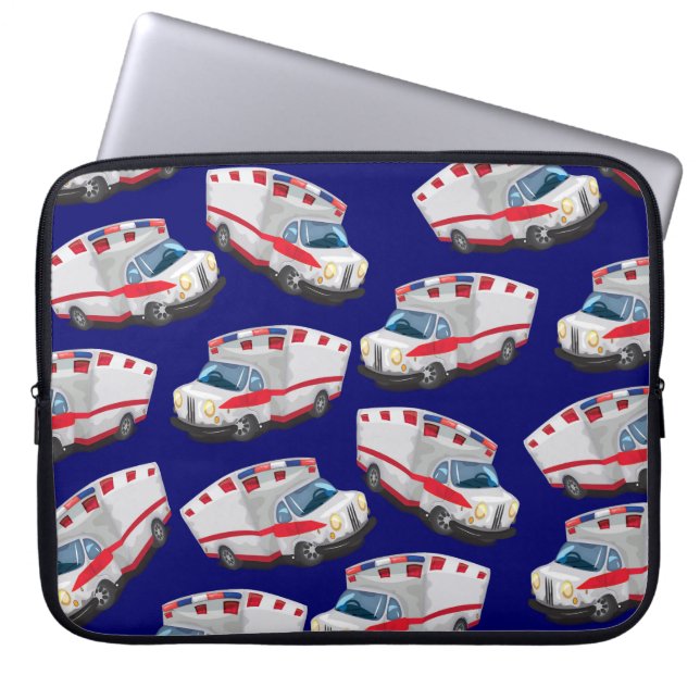 Housse Pour Ordinateur Portable Ambulance (Devant)