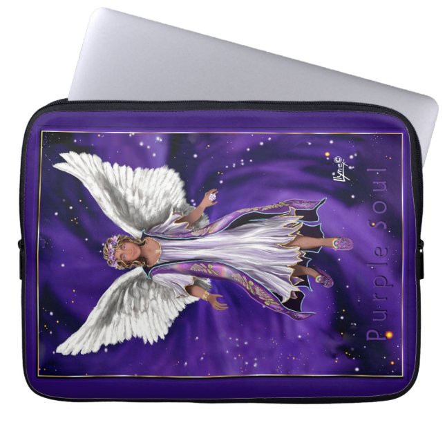 Housse Pour Ordinateur Portable Âme violette (Devant)