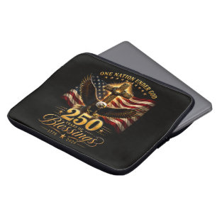 Housse Pour Ordinateur Portable Américain 250e anniversaire patriotique États-Unis