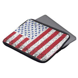 Housse Pour Ordinateur Portable American Peace Flag État américain