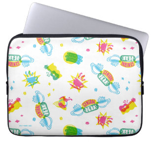 Housse Pour Ordinateur Portable AMIS™   Central Perk Neon Motif