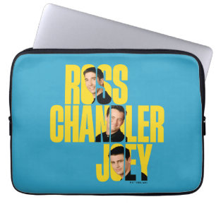 Housse Pour Ordinateur Portable AMIS™   Ross, Chandler et Joey