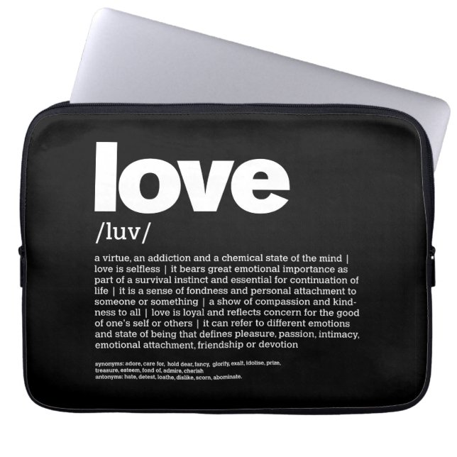 Housse Pour Ordinateur Portable Amour (Devant)