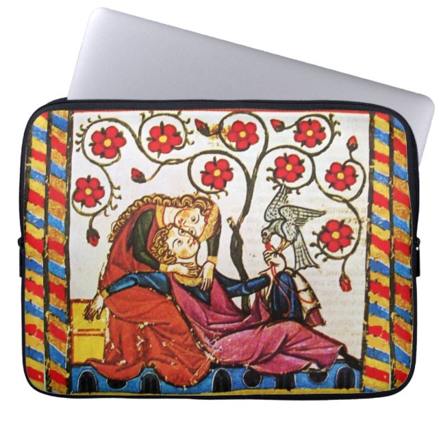 HOUSSE POUR ORDINATEUR PORTABLE AMOUR ÉTERNEL (Devant)
