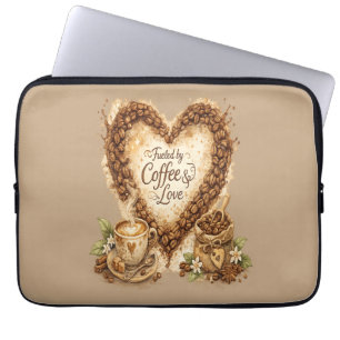 Housse Pour Ordinateur Portable Amoureux de café Cozy Vintage