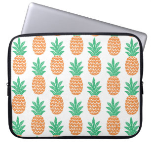 Housse Pour Ordinateur Portable amusant ananas sans couture motif