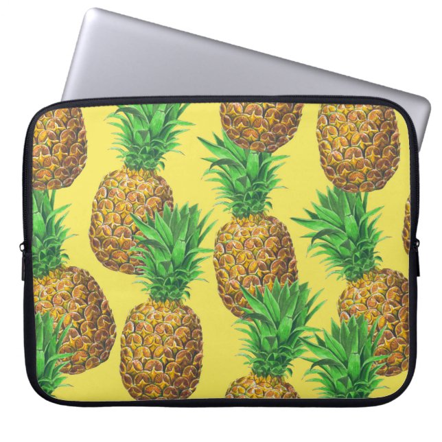 Housse Pour Ordinateur Portable Ananas ensoleillés (Devant)