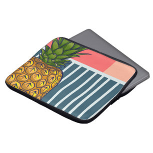Housse Pour Ordinateur Portable 'Ananas solitaire'   pop-art dynamique