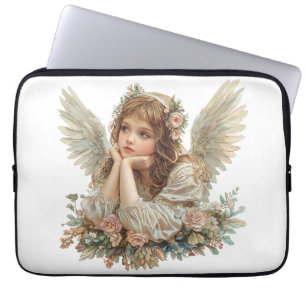 Housse Pour Ordinateur Portable Angel mignon / Cherub / Angel gardien