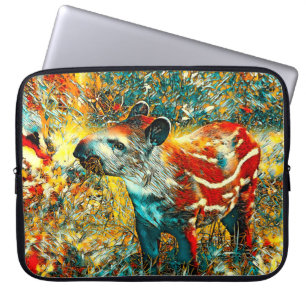 Housse Pour Ordinateur Portable AnimalArt_Tapir_001
