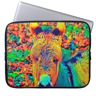 Housse Pour Ordinateur Portable AnimalColor_Donkey_001