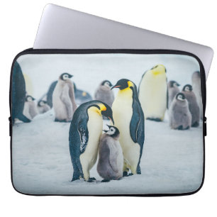 Housse Pour Ordinateur Portable Animaux de bébés cutest Alimentation de pingouin