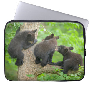 Housse Pour Ordinateur Portable Animaux de bébés cutest Trois jeunes petits ours