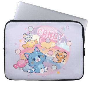 Housse Pour Ordinateur Portable Anime Tom et Jerry Candy Party