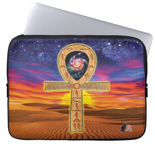 Housse Pour Ordinateur Portable Ankh (Devant)
