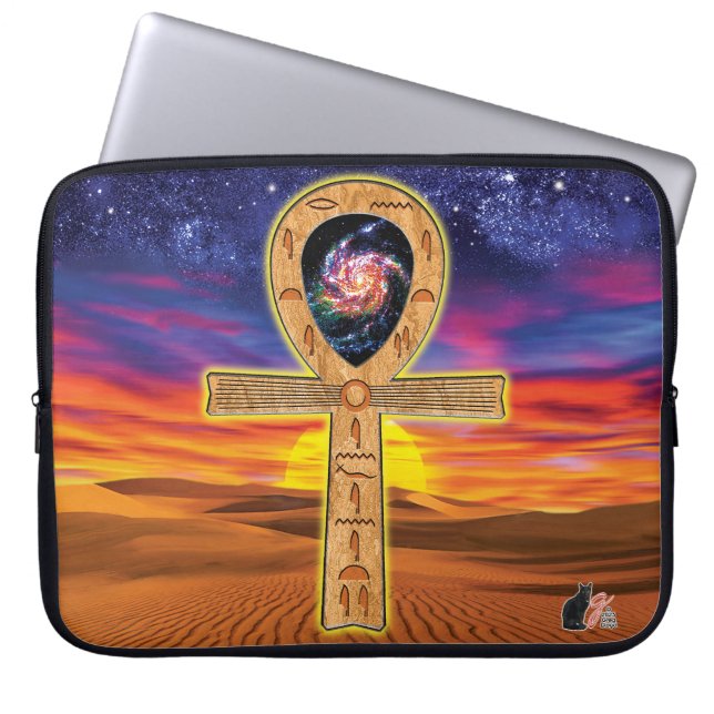 Housse Pour Ordinateur Portable Ankh (Devant)