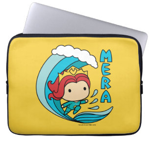 Housse Pour Ordinateur Portable Aquaman Chibi Mera Riding Vague Graphique