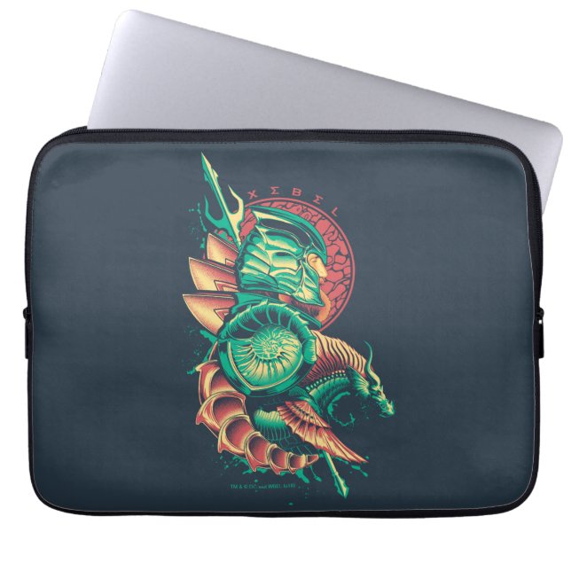 Housse Pour Ordinateur Portable Aquaman | Xebel King Nereus Graphic (Devant)