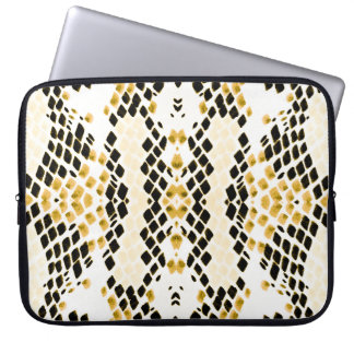 Housse Pour Ordinateur Portable Aquarelle Snakeskin : Grunge Exotic Motif
