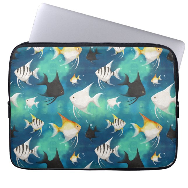 Housse Pour Ordinateur Portable Aquarium Motif (Devant)