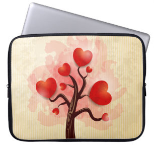 Housse Pour Ordinateur Portable Arbre des coeurs