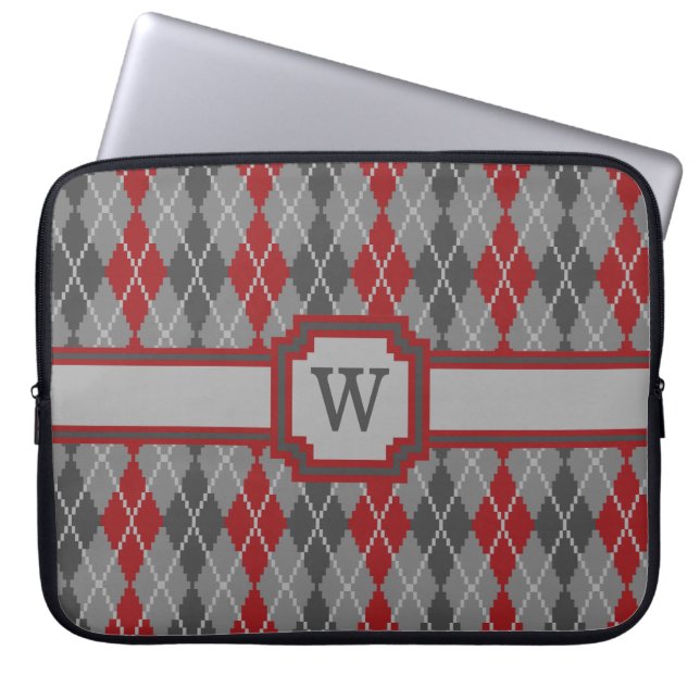 Housse pour ordinateur portable Argyle Ashes and E (Devant)