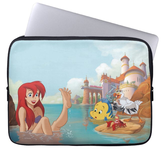 Housse Pour Ordinateur Portable Ariel | Gros rêves (Devant)