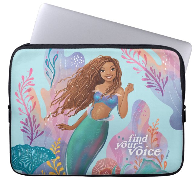 Housse Pour Ordinateur Portable Ariel Trouve ta voix (Devant)