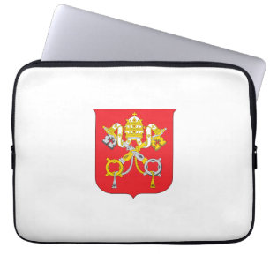 Housse Pour Ordinateur Portable armoiries symbole emblème drapeau du pays Vatican