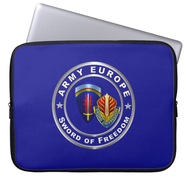 Housse Pour Ordinateur Portable Army Europe USAREUR (Devant)
