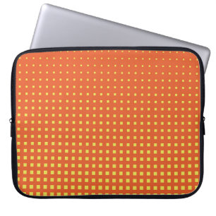 Housse Pour Ordinateur Portable Arrière - plan à demi-ton. Style comique. Géomètre
