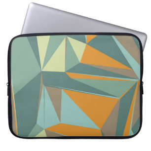 Housse Pour Ordinateur Portable arrière - plan Abstrait avec trianglesabstrac colo