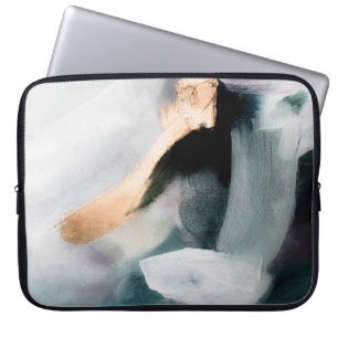 Housse Pour Ordinateur Portable arrière - plan Abstrait de texture d'huile. Peindr