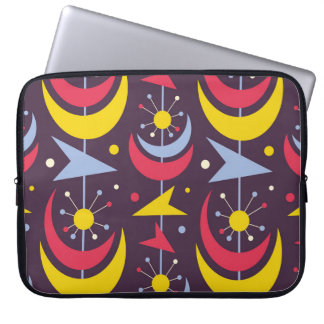 Housse Pour Ordinateur Portable Arrière - plan art vintage moderne du milieu du si