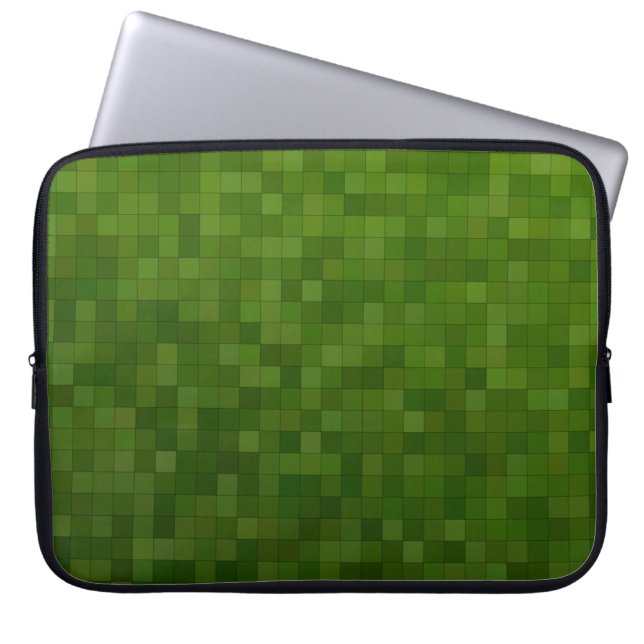 Housse Pour Ordinateur Portable Arrière - plan vert foncé (Devant)
