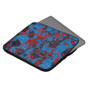 Housse Pour Ordinateur Portable Art Abstrait Contemporain : Électrique