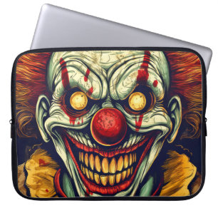 Housse Pour Ordinateur Portable Art clown carnavalesque illustration