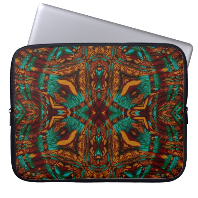 Housse Pour Ordinateur Portable Art géométrique mystique Shaman Earth Energy (Devant)