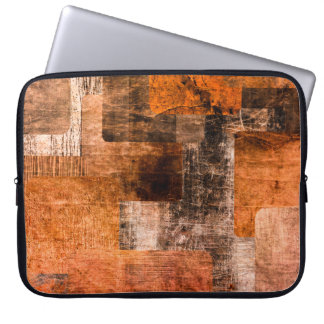 Housse Pour Ordinateur Portable art grunge abstrait carré fond de sol, p