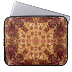 Housse Pour Ordinateur Portable Art nouveau géométrique, motif décoratif.