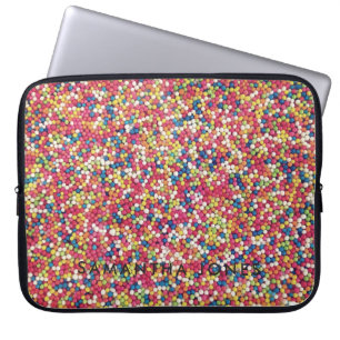 Housse Pour Ordinateur Portable Artework bonbons colorés bonbons gras brillant