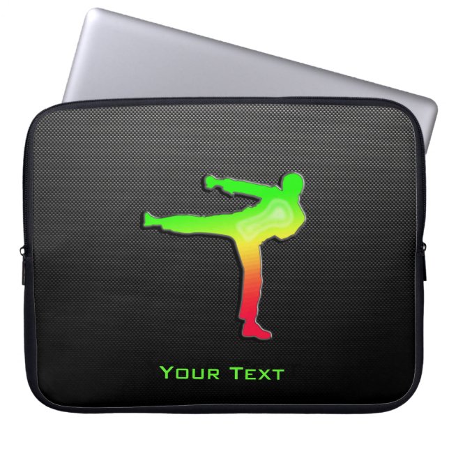 Housse Pour Ordinateur Portable Arts martiaux lisses (Devant)