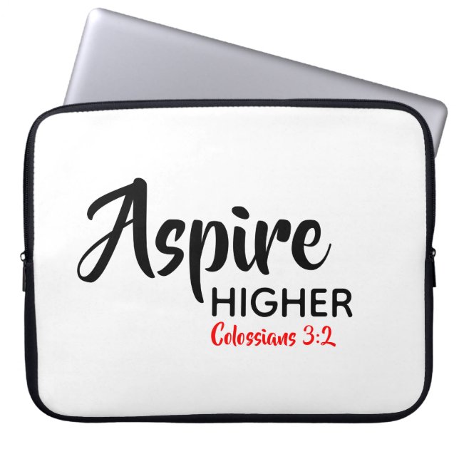 Housse Pour Ordinateur Portable ASPIRE Écriture chrétienne inspirationnelle supéri (Devant)