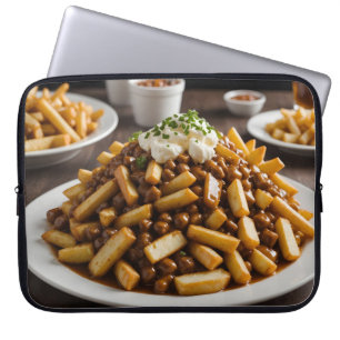 Housse Pour Ordinateur Portable Assiette de Poutine