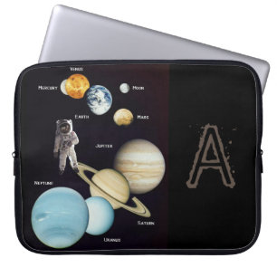 Housse Pour Ordinateur Portable Astronaut des planètes à manches pour ordinateur p