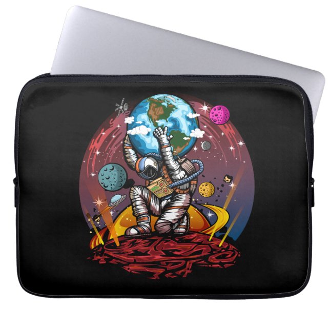 Housse Pour Ordinateur Portable Atlas Space Man (Devant)