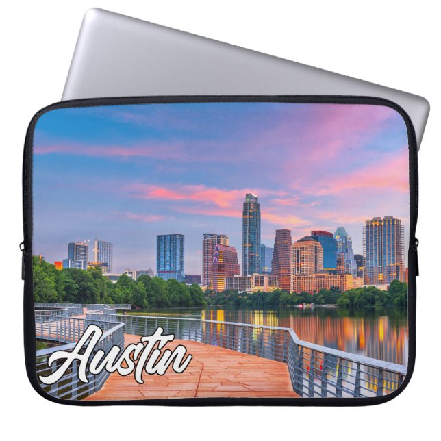 Housse Pour Ordinateur Portable Austin, Texas, États-Unis (Devant)
